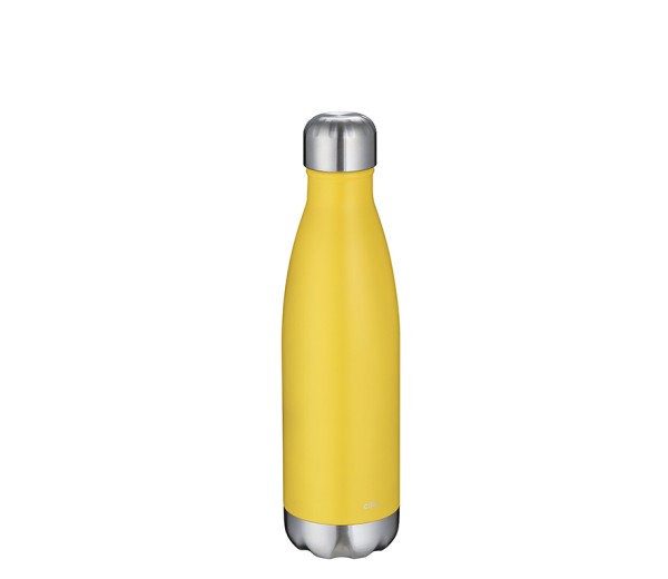 Isoliertrinkflasche ELEGANTE gelb matt